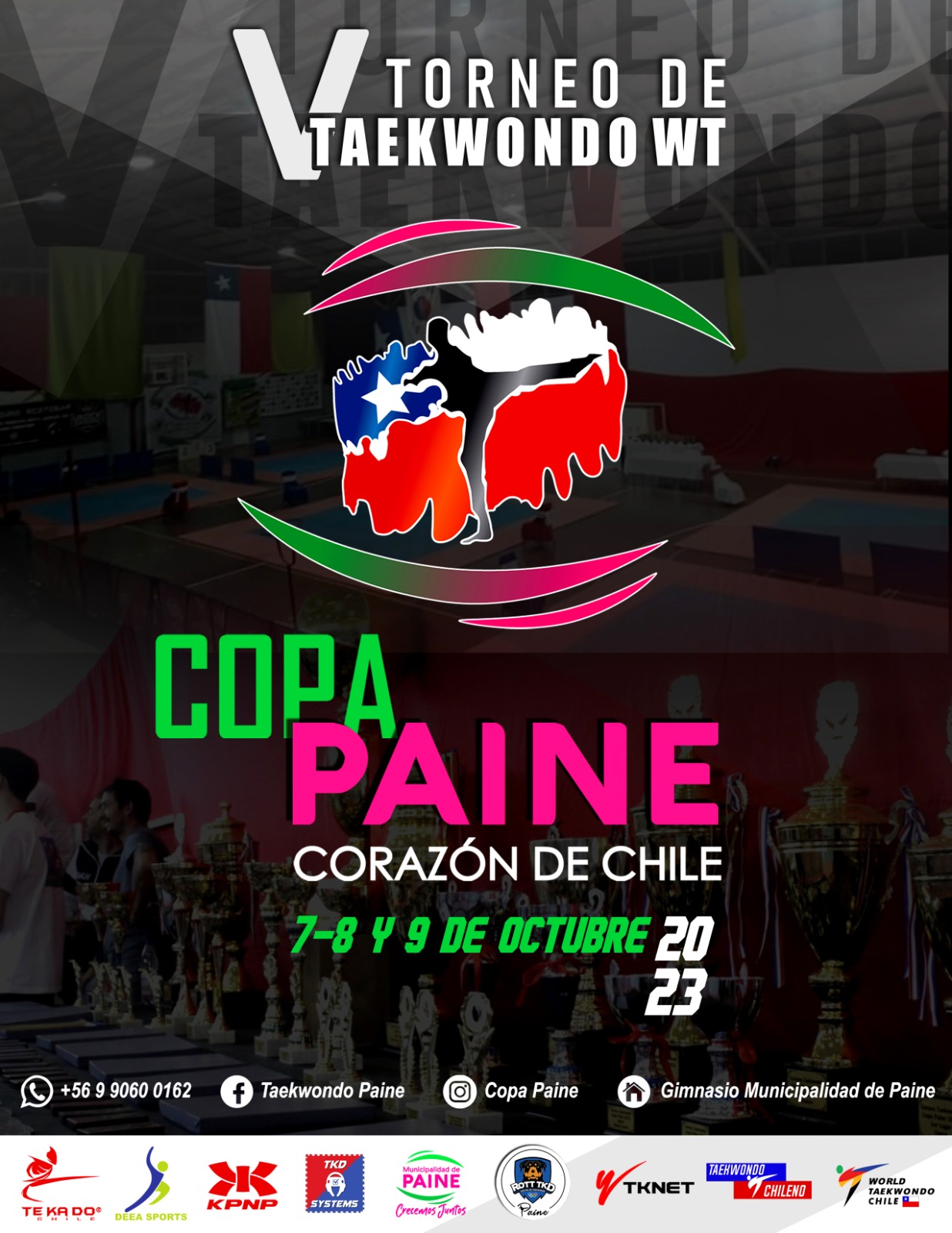 5° Torneo Nacional de Taekwondo Copa Paine "Corazón de Chile”