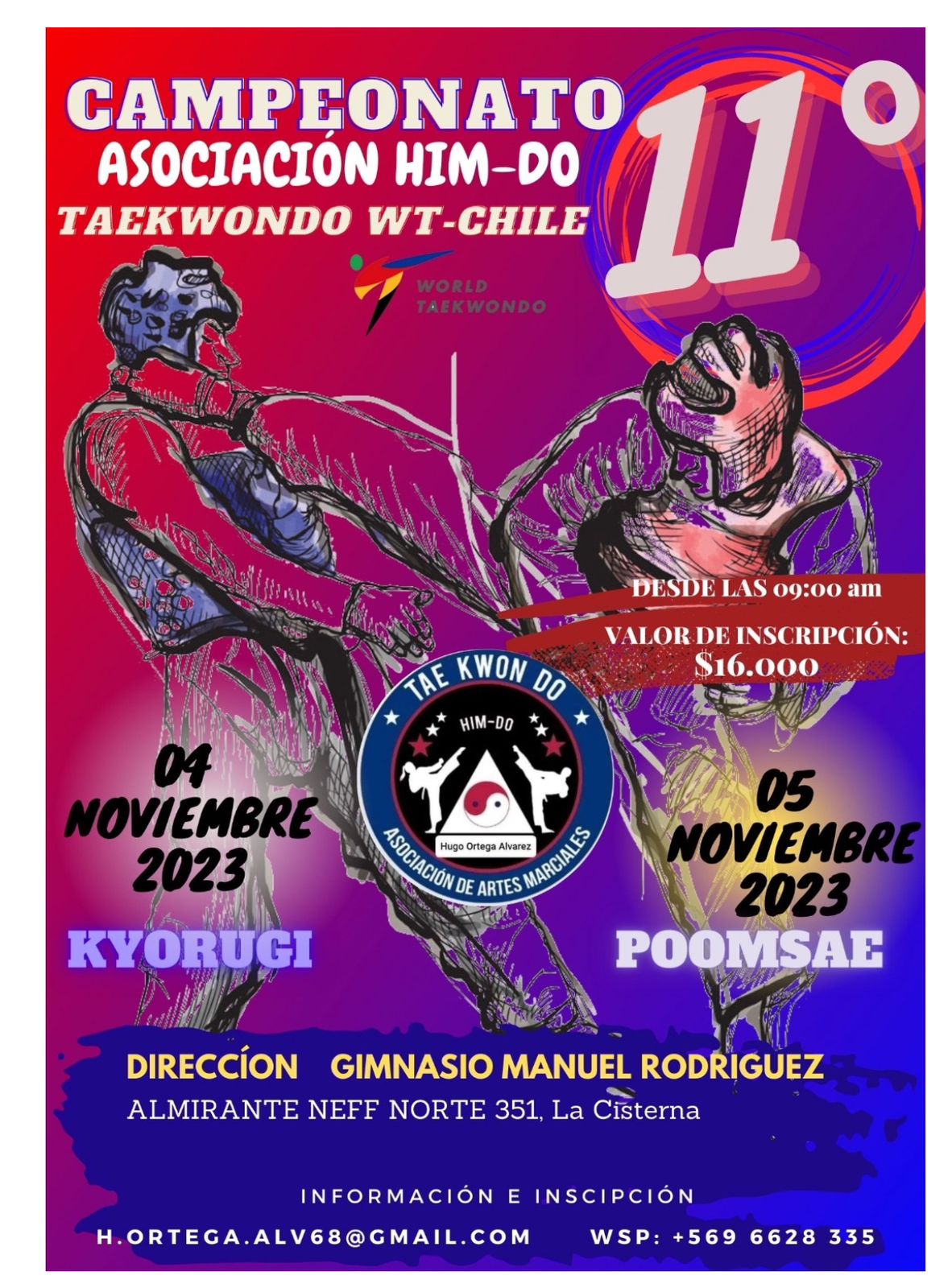 11o Torneo Copa Himdo de taekwondo