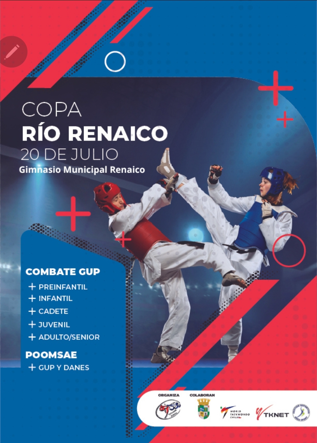 CAMPEONATO NACIONAL DE TAEKWONDO RIO RENAICO “COPA RENAICO 2024”