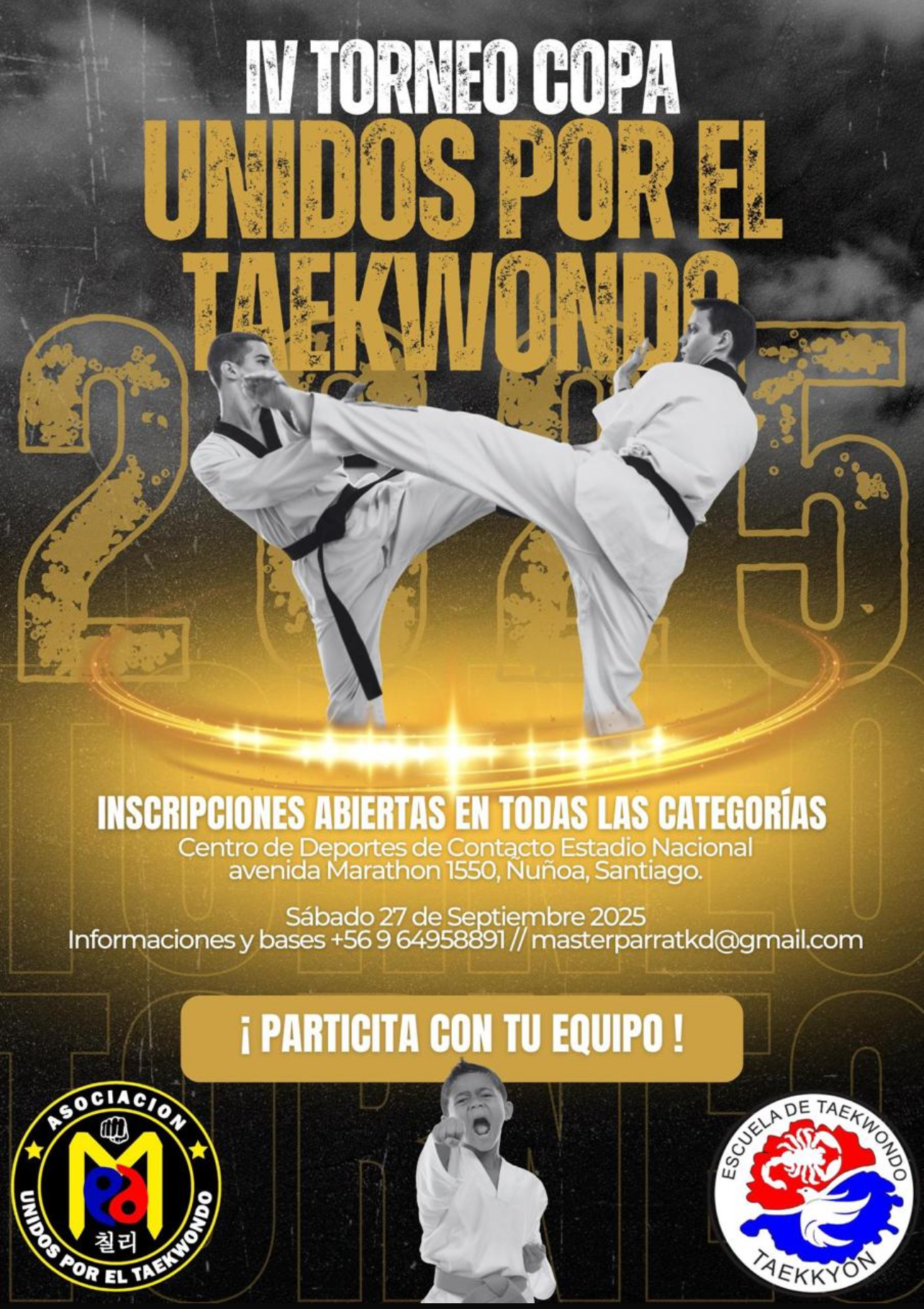 IV TORNEO COPA UNIDOS POR EL TAEKWONDO