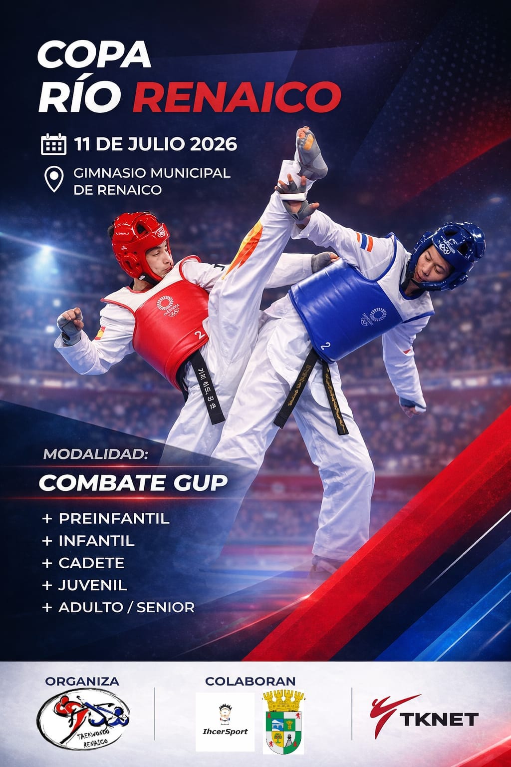 CAMPEONATO NACIONAL DE TAEKWONDO RIO RENAICO “COPA RENAICO 2026”