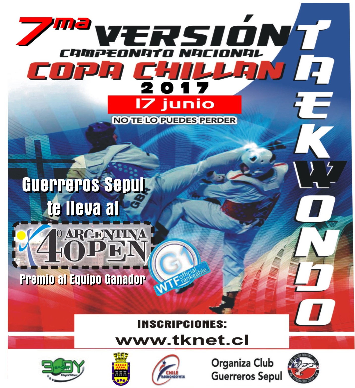 7° Torneo Nacional de Taekwondo COPA CHILLAN 2017