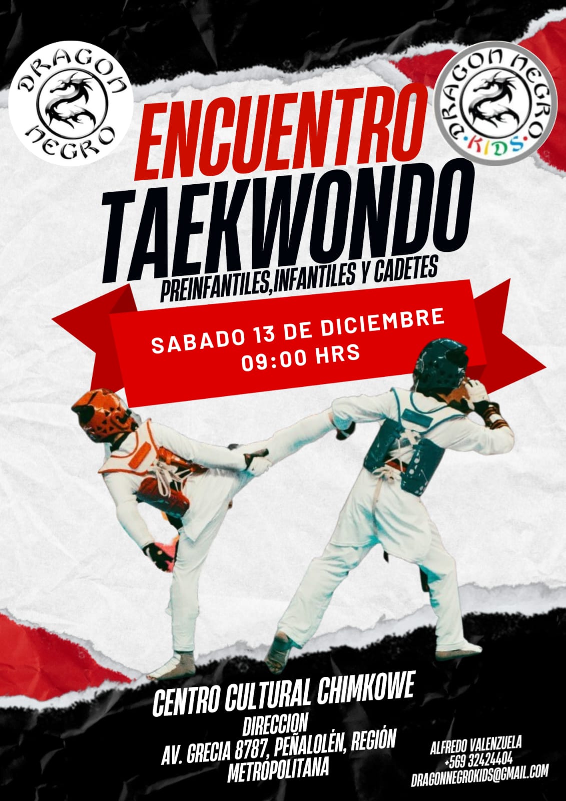 ENCUENTRO TAEKWONDO DRAGON NEGRO